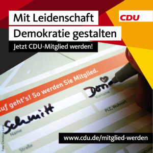 Link zur Seite CDU Mitgliedschaft