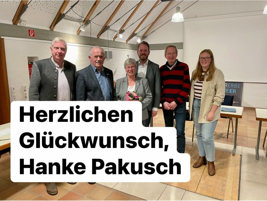 Hanke Pakusch weiterhin Ortsbürgermeister in Wremen